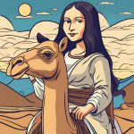 The Camel Ride of Mona Lisa The Camel Ride of Mona Lisa