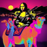 Mona Lisa’s Kaleidoscope Ride: A Colorful Camel Adventure Mona Lisa’s Kaleidoscope Ride: A Colorful Camel Adventure
