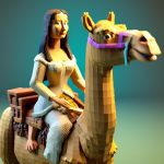 Lego Desert Elegance: Mona Lisa’s Camel Adventure Lego Desert Elegance: Mona Lisa’s Camel Adventure