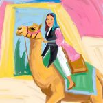 The Painted Camel: Mona Lisa’s Artistic Expedition The Painted Camel: Mona Lisa’s Artistic Expedition