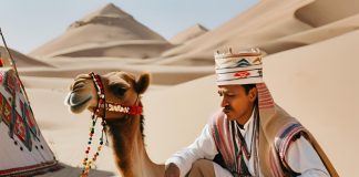 When the camel and the man sit at the same table, wisdom and endurance share the meal When the camel and the man sit at the same table, wisdom and endurance share the meal